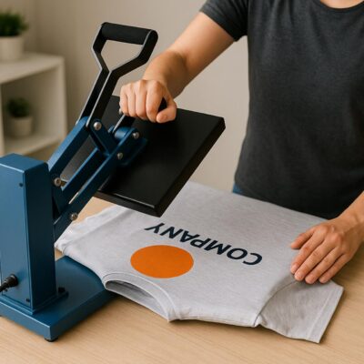 Jak zrobić nadruk na koszulce firmowej? Prosty i szybki sposób